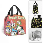c755 Funny Donald Duck Children Lunch Bags Kids School Insulated Lunch Bag Portable Cooler Tote Food tbd755