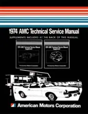 1974 AMC Service Shop Repair Manual Book Engine Drivetrain Electrical Guide OEM