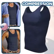 Men's Body Shaper Slimming Shirt Compression Vest Elastic Shapewear Tank Tops