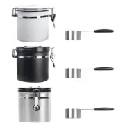 1.2L Coffee Containers with Date-Tracker Measuring Coffee Bean Sealed Jars