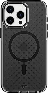 Tech21 Evo Check Case with MagSafe for iPhone 15 Pro Max, Smokey/Black