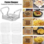 Stainless Steel 5 in 1 Vegetable Chopper, Manual Potato Slicer Slicer, -H M7F0