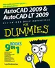 AutoCAD 2009 & AutoCAD LT 2009 All-in-One Desk Reference For Dummies, 2/e (Paperback)-cover