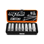 SP Tools 8Pcs 3/8" Drive Socket Set - Magnetic Spark Plug Metric SAE Cr-V Steel