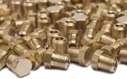 (20 Pack) 1/8" NPT Male Threaded Hex Head Plug Brass MNPT Fittings