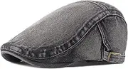 [GerRit] Men's Beret Hats Mesns Beret Hat Flat Cap Cowboy Newsboy Beret Hat Mens Hat Flat Cap (Color : A, Size : One Size)