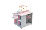 Olivia's Little World Polka Dots Princess Baby Doll Changing Station, Gray