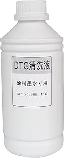 1000ml DTG Ink, Textile Garment Ink - Compatible with DX5 DX6 DX7 TX800 XP600 I3200, Compatible with Epson L1800 1390 R1900 R3000 9600 F2000(DTG Cleaning Solutio)