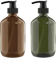 Pump Bottle Plastic Pump Lotion Dispenser Empty Bottles for Shampoo Lotion Body Wash 17OZ