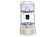 22L Benchtop 8 Stage Water Filter - Ceramic Carbon Mineral Stone Silica Purifier