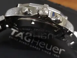 ☆ 豪雅 TAG HEUER  Aquaracer CAF2110  自動上鍊三眼計時碼錶 ☆ (保證真品)