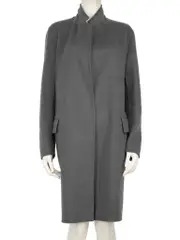 Grey Cashmere Open Coat