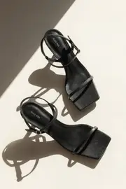 [PUP119] Scarlet Heel - Black Leather 35 black