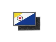 Flag patch printed badge country bonnaire