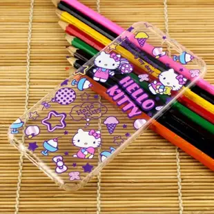 【Hello Kitty】HTC One A9 彩繪透明保護軟套