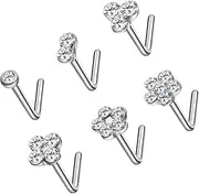 [Body CAC] Horseshoe Circular Nose Septum Rings 20G/18G/16G Surgical Steel Lip Eyebrow Piercing Jewelry for Women