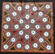 Dot Painting Australia Aboriginal Art Outback Emu Kangaroo Boomerang Dingo