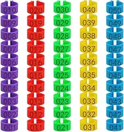 Chicken Leg Rings | Poultry Bands | Bird Leg Identifiers | Farm Flock Management | Adjustable Sizes | Durable, Numbered for Easy Identification