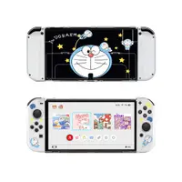 在飛比找蝦皮商城優惠-適用任天堂遊戲機switch oled保護套哆啦A夢透明jo