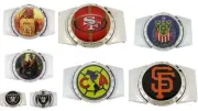 8 PIECES BIG WHOLESALE LOT OVERSTOCK BELT BUCKLES CLEARANCE REMOVABLE LIGHTERS