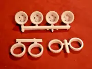 AMT 1974 Chevy Chevelle Nascar Wheels 1/25