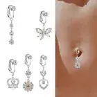 Belly Button Ring Geometric Navel Ring Fake Belly Piercing Belly Piercing