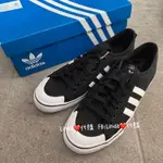 現貨免運LINDA❤️代購 現貨 ADIDAS SCARPE NIZZA 愛迪達 白黑色 三葉草 帆