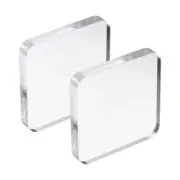 Acrylic Stamp Block, 2 Pack Clear Stamping Block Mounting Blocks Square