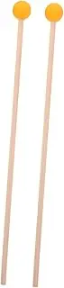 ERINGOGO 1 Pair Xylophone Sticks Rubber Mallet with Wood Handle for Accurate Tone Production Durable Mallet for Marimba and Keyboard Instruments Sound Generation for Beginners