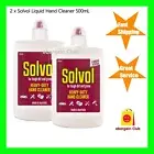 2 x Solvol Liquid Hand Cleaner 500mL - Heavy Duty Hand Cleaner eBC