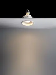 Blaze GU10 Recessed Gimble With Snoot 88mm Cut Out Downlight in White