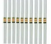 10 NEW TRUE TEMPER COMMAND R/S FLEX STEEL IRON SHAFTS (.370 TIP) +11 FERRULES