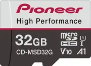 Pioneer microSD Card CD-MSD32G SDHC 32GB CLASS10 U1 V10 A1 Heavy Duty Carrozzeri