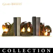 GAME OF THRONES Illuminated Sculptural Bookend Collection