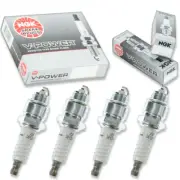 4pcs 70-74 Eska NGK V-Power Spark Plugs 14 HP Kit Set Engine mc