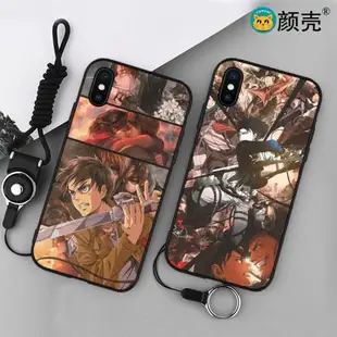 進擊的巨人/艾倫/兵長手機殼適用6s蘋果XSMAX 78plus磨砂iphone11