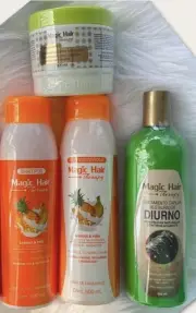 Magic Hair Therapy Banana & Piña Kit with Day Treatment and Detox
