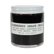 Elderberry Grape Jelly, 5 oz - Craft, Gourmet, Unusual Jams & Jellies Made in
