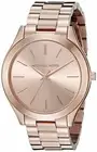 Michael Kors Runway Rose Dial Stainless Steel Quartz Ladies Watch MK3197