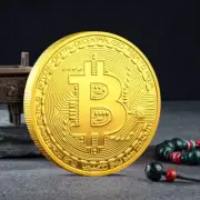 Gold Plate Bitcoin Coin Metal High Quality Commemorative Coin Collection 40mm