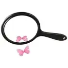 Compactness Makeup Glass Portable Circular Mirror Hand Held Glass Outside