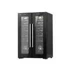 NNEDSZ Wine Cooler Fridge Dual Zone 24 Bottles