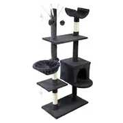 i.Pet Cat Tree 140cm Tower Scratching Post Scratch