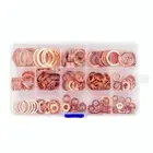 280Pcs 12 Sizes Engine Oil Copper O-Ring Seal Washer Assortment