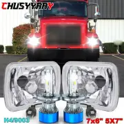 Pair 5x7 7x6 LED Headlight For International 4900 7400 5600i 9400i SBA 9900i SFA (for: Peugeot)