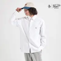 在飛比找momo購物網優惠-【Munsingwear】企鵝牌 男款白色日本製經典棉製鈕扣