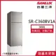 【SANLUX台灣三洋】360公升一級能效變頻雙門冰箱雙炫銀 SR-C360BV1A_廠商直送