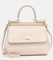 [Dolce & Gabbana] Dolce & Gabbana Sicily Small leather tote One Size pink