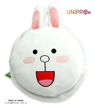 【UNIPRO】LINE 正版授權 公仔 娃娃 兔兔 可妮 饅頭人 造型 絨毛 後背包