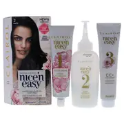 Clairol Nice n Easy Permanent Color - 2 Black by Clairol for Women - 1 Application Hair Color